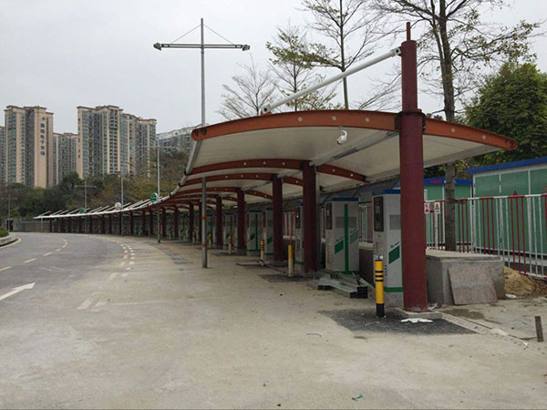 膜結(jié)構(gòu)自行車棚