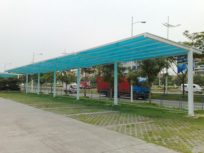 陽(yáng)光板車棚